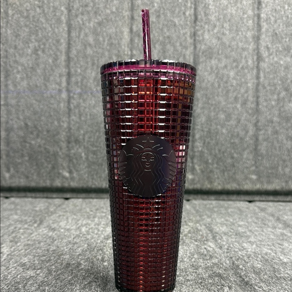 Starbucks Red Tumbler with Straw